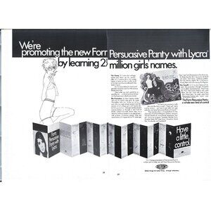 Pantyhose with Lycra Dupont Advertisement 1960 Vintage Print Ad 2 PAGE 9 in